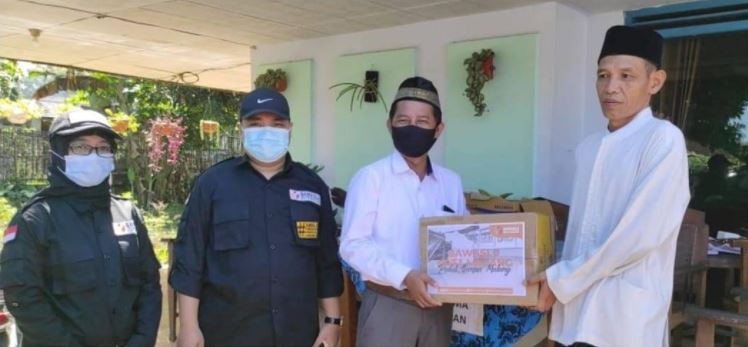 Bawaslu Kota Malang Salurkan Donasi Kepada Korban Gempa