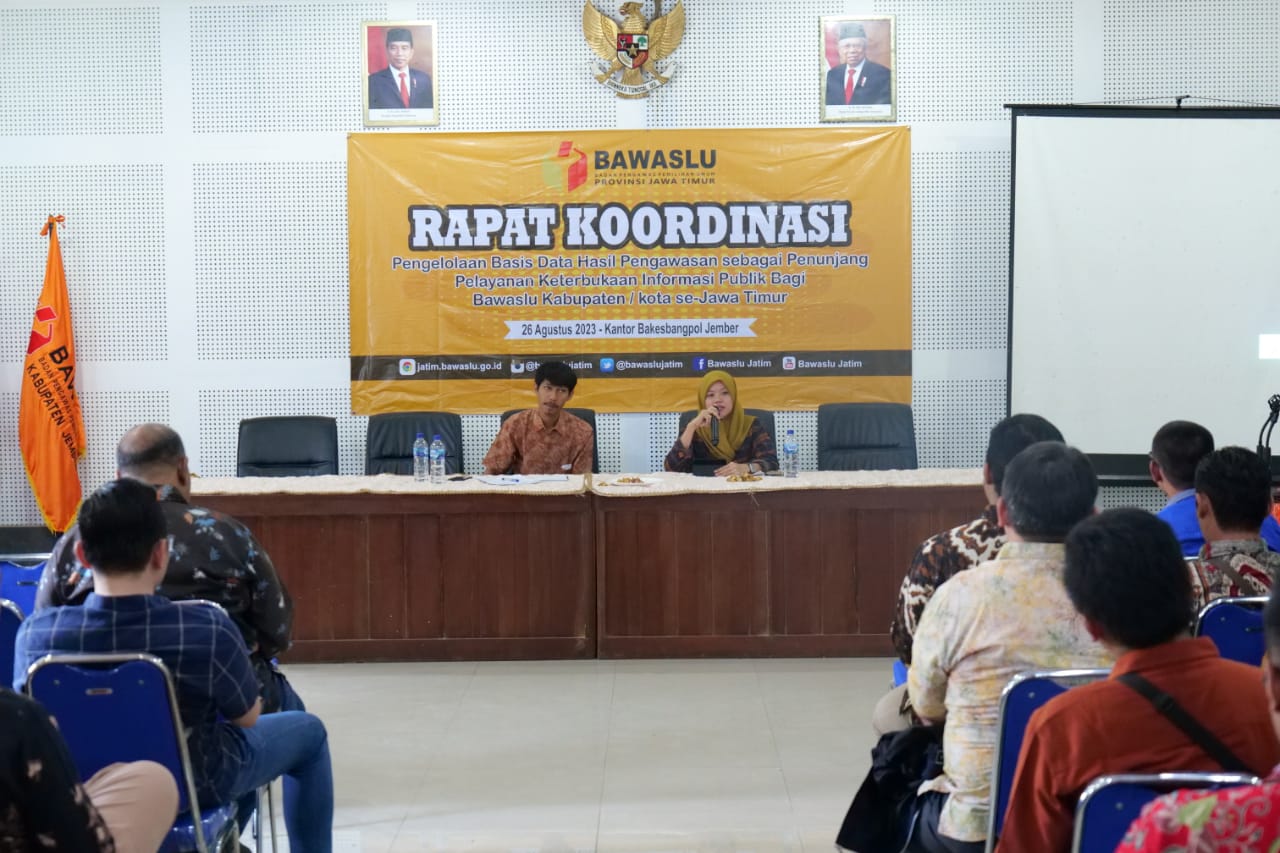 Pasca Penetapan DCS, Bawaslu se-Jatim Perkuat Strategi Pengelolaan Data dan Informasi