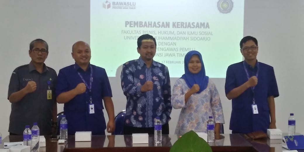 Bawaslu Jatim dan Unmuh Sidoarjo Bersepakat Kerjasama