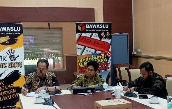 Konkrit, Bawaslu Jatim akan Relokasi Anggaran untuk Pencegahan Covid-19