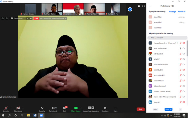 Panwaslu Ad Hoc Harus Siapkan Pengawasan New Normal