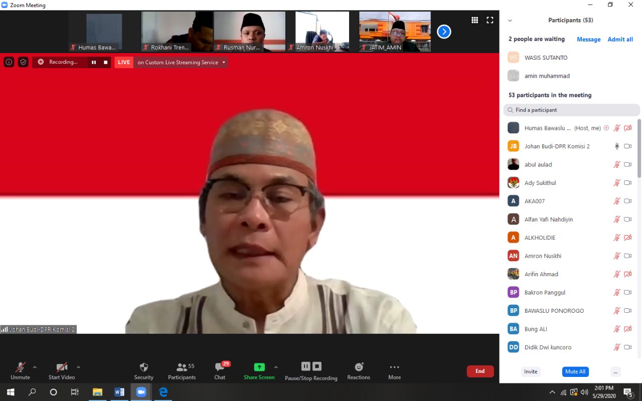 Johan Budi Cerita Dibalik Layar Kelanjutan Pilkada