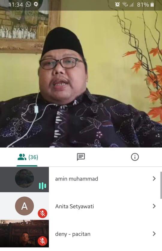 Amin Ajak Panwas Ad Hoc Pacitan Beradaptasi dengan Protokol Covid-19