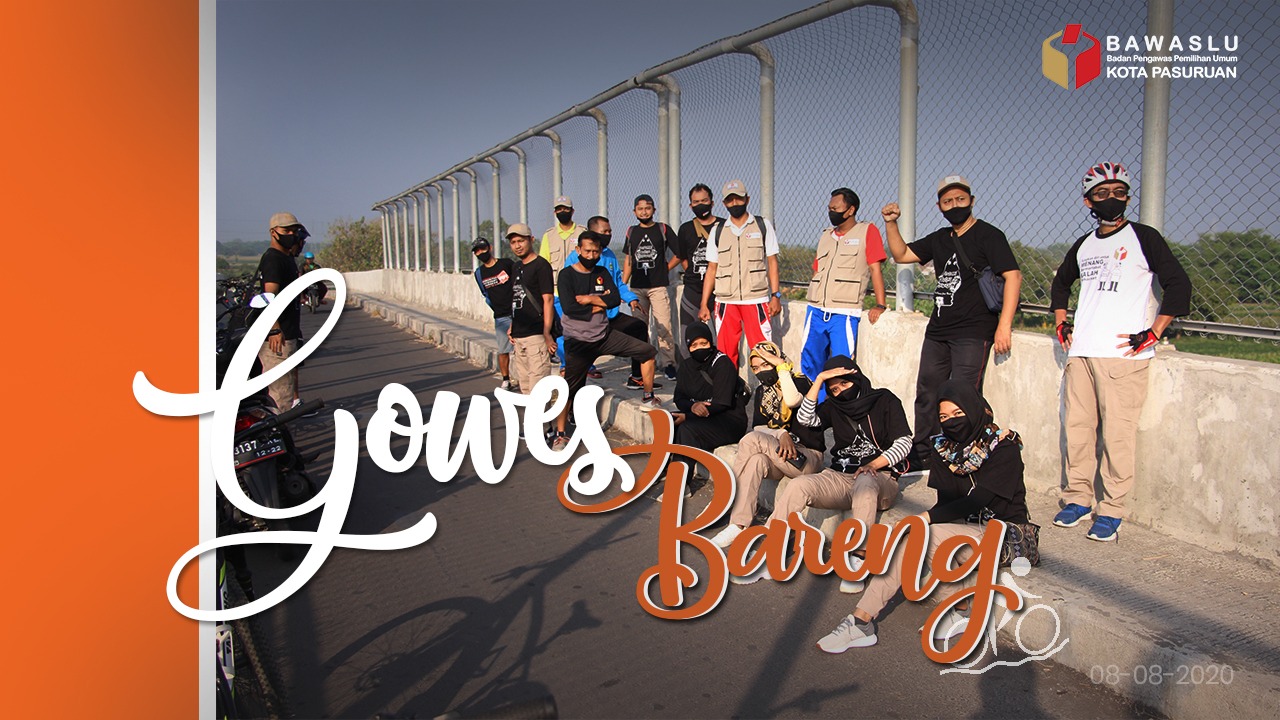 Bawaslu Kota Pasuruan Gowes Anti Politik Uang
