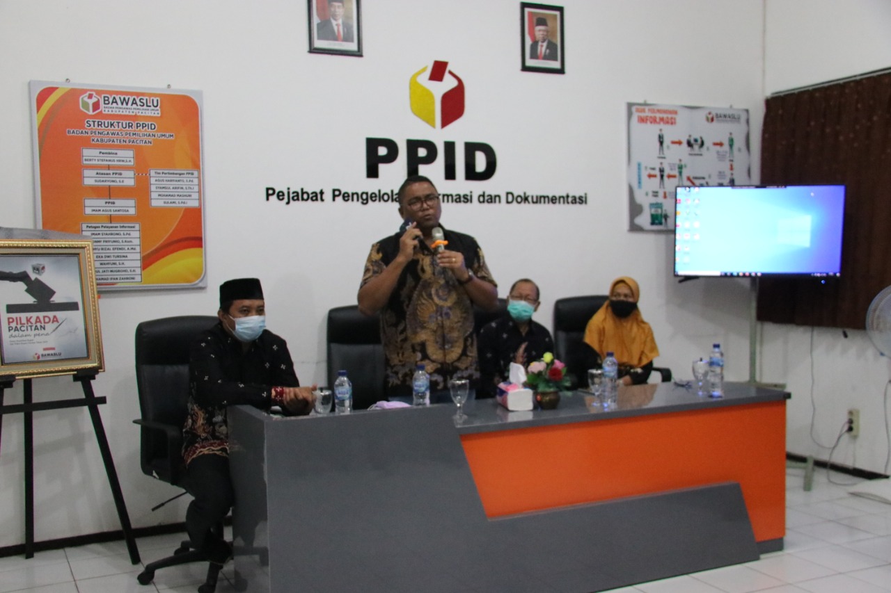 Kunjungi Bawaslu Pacitan, Fritz Dorong Tingkatkan Engagement Medsos