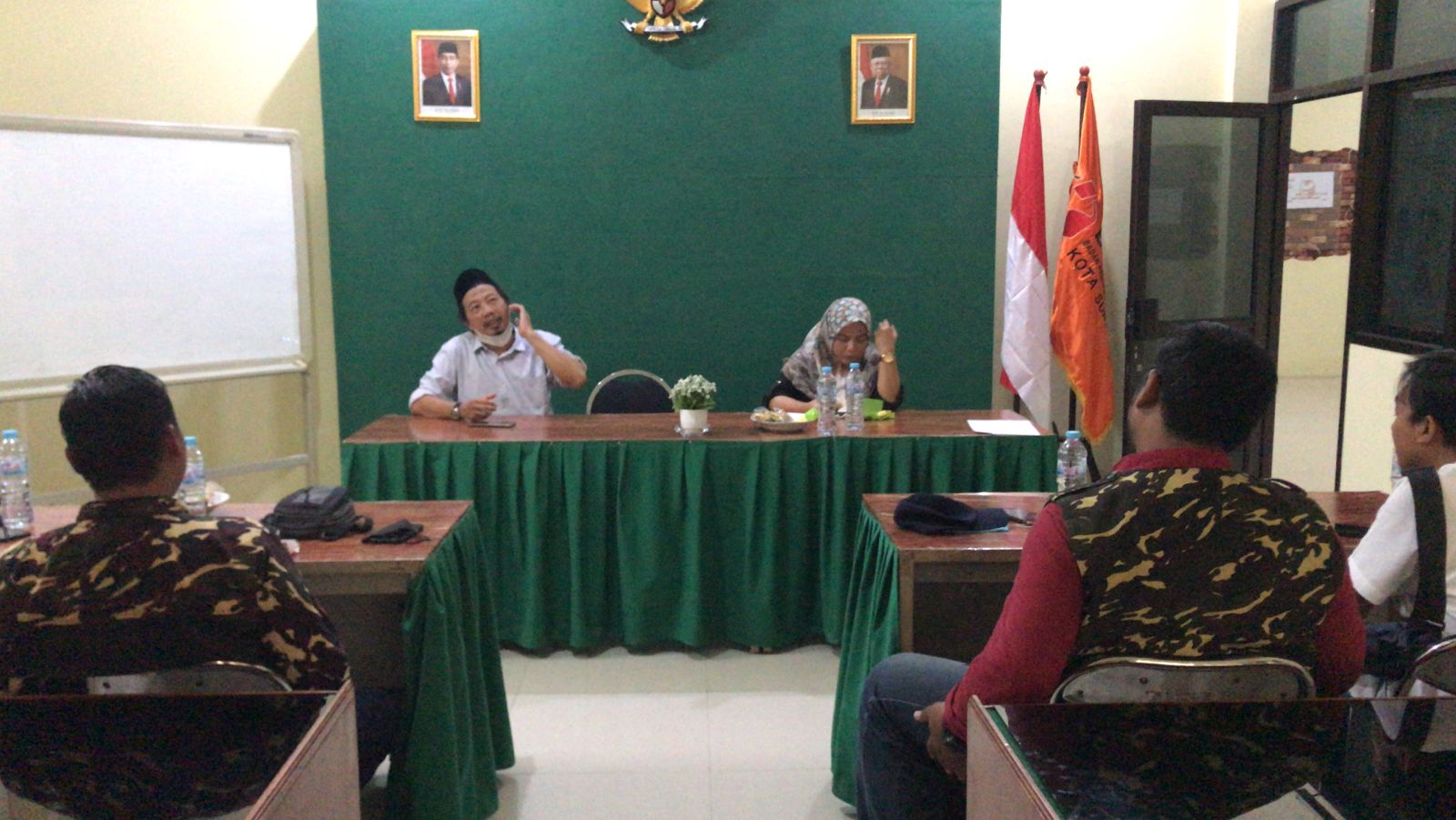 Kedatangan Banser, Bawaslu Kota Surabaya Bincang Pengawasan Partisipatif