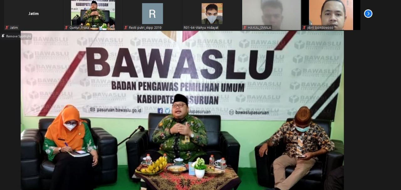 Di Pasuruan, Amin Tegaskan Komitmen Bawaslu Jatim Wujudkan Pemilu Inklusif