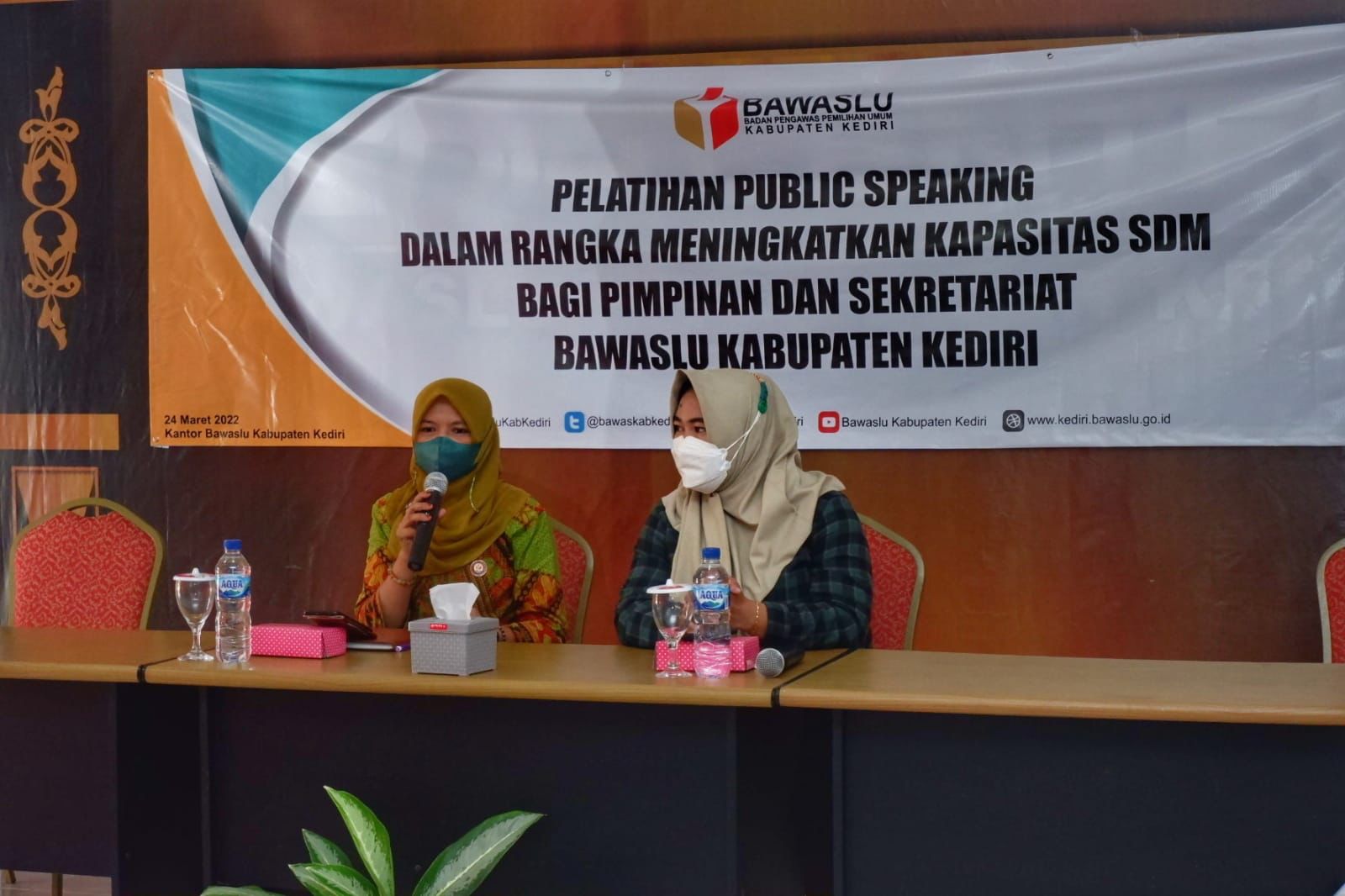 Demi Kerja Pengawasan, Bawaslu Kediri Selenggarakan Pelatihan Public Speaking