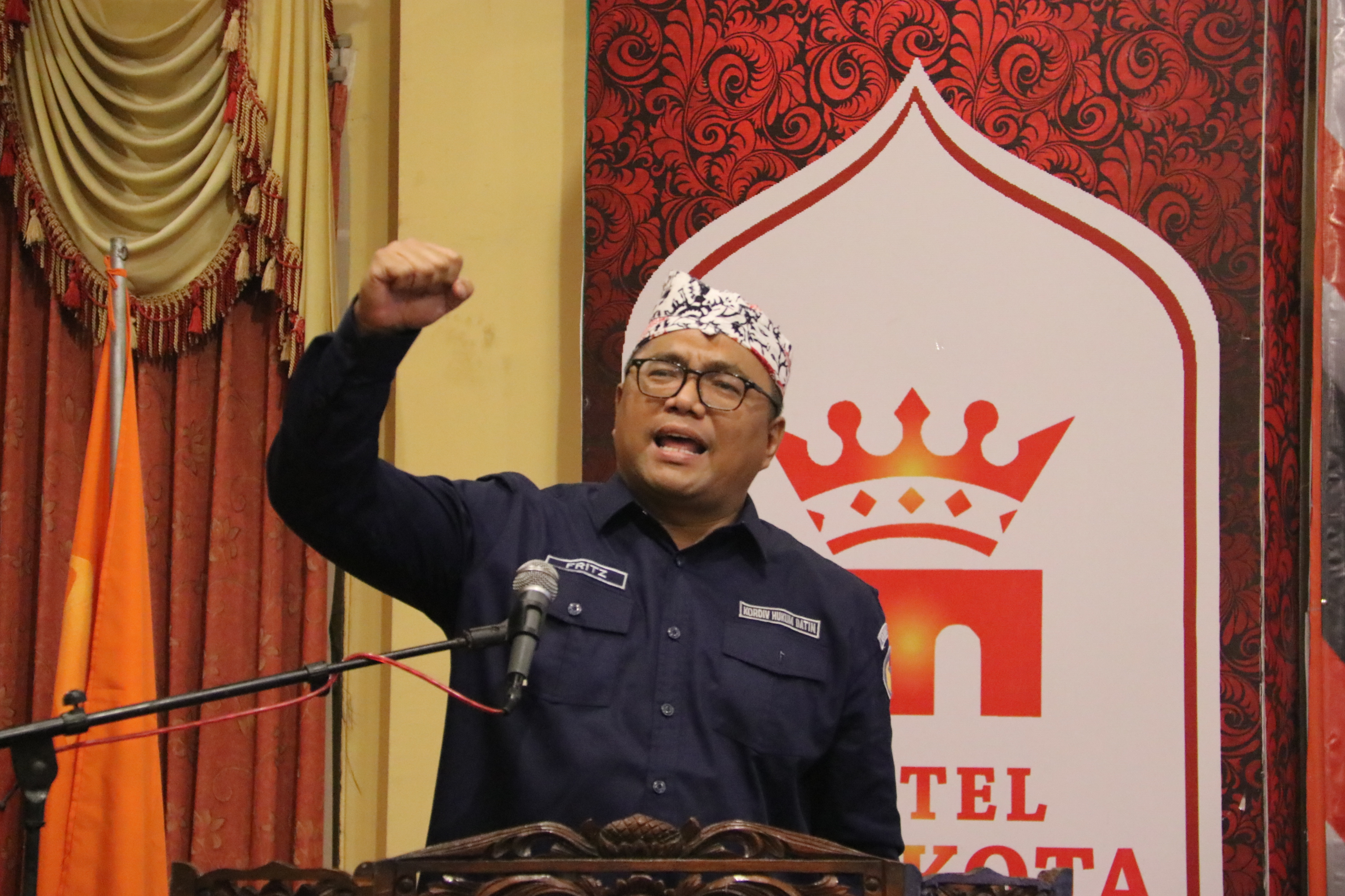 Ngopi Bareng Panwascam se-Lamongan, Fritz: Jangan Pernah Merasa Sendiri