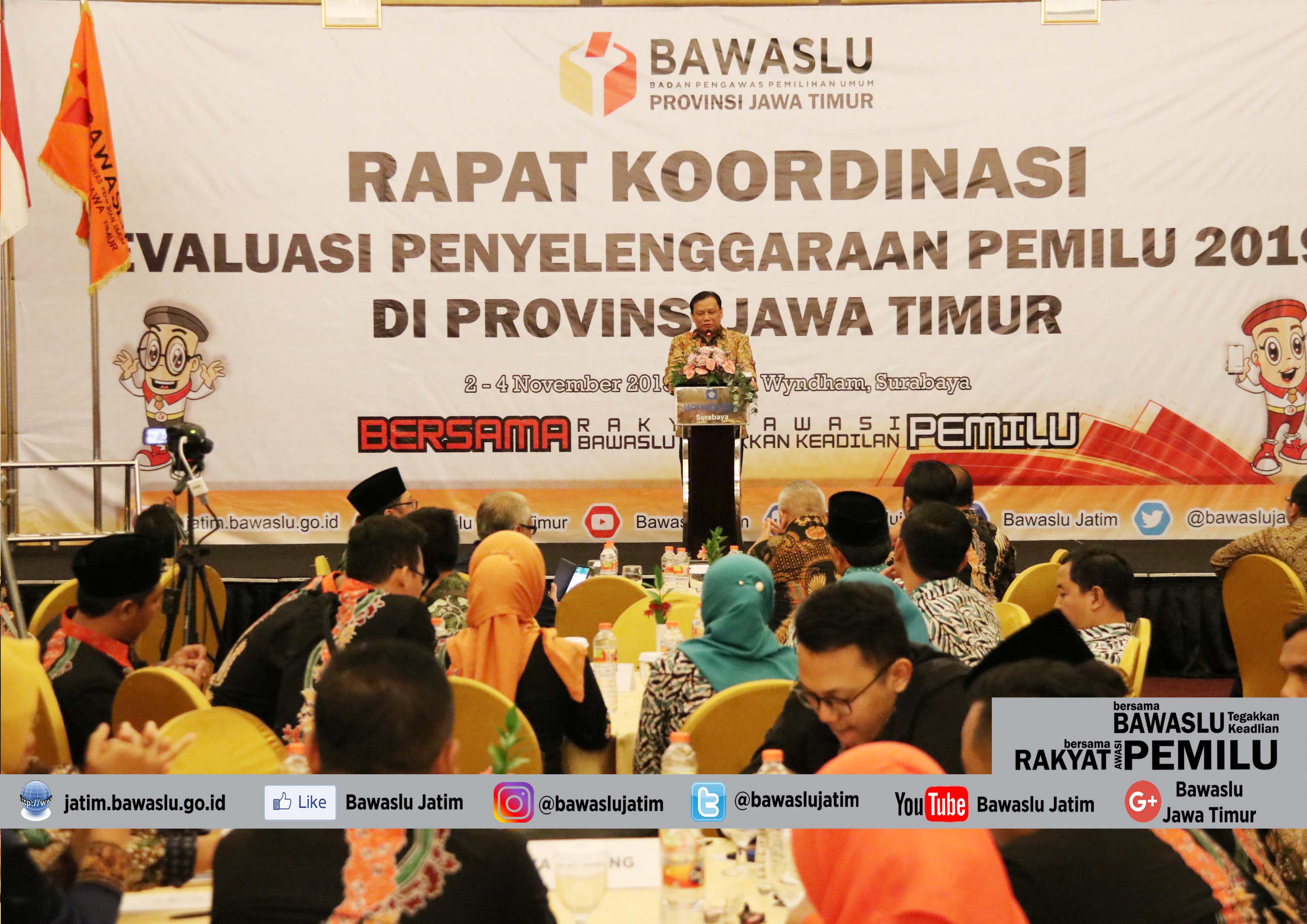 Evaluasi Bawaslu dan KPU se-Jawa Timur, Abhan: Pertama Kali di Tingkat Provinsi se-Indonesia