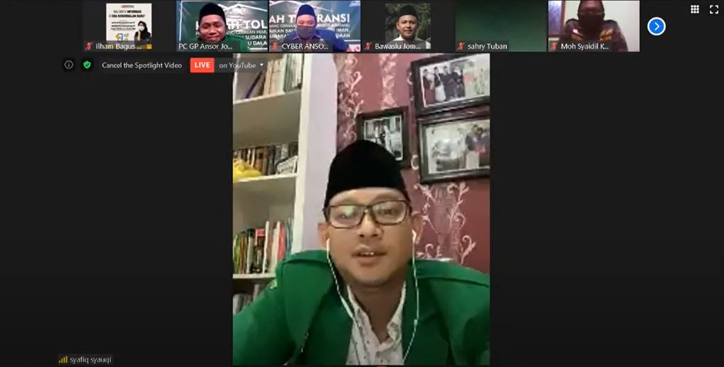 Bersama Bawaslu, Ansor Jatim Siap Lawan Berita Bohong Pilkada