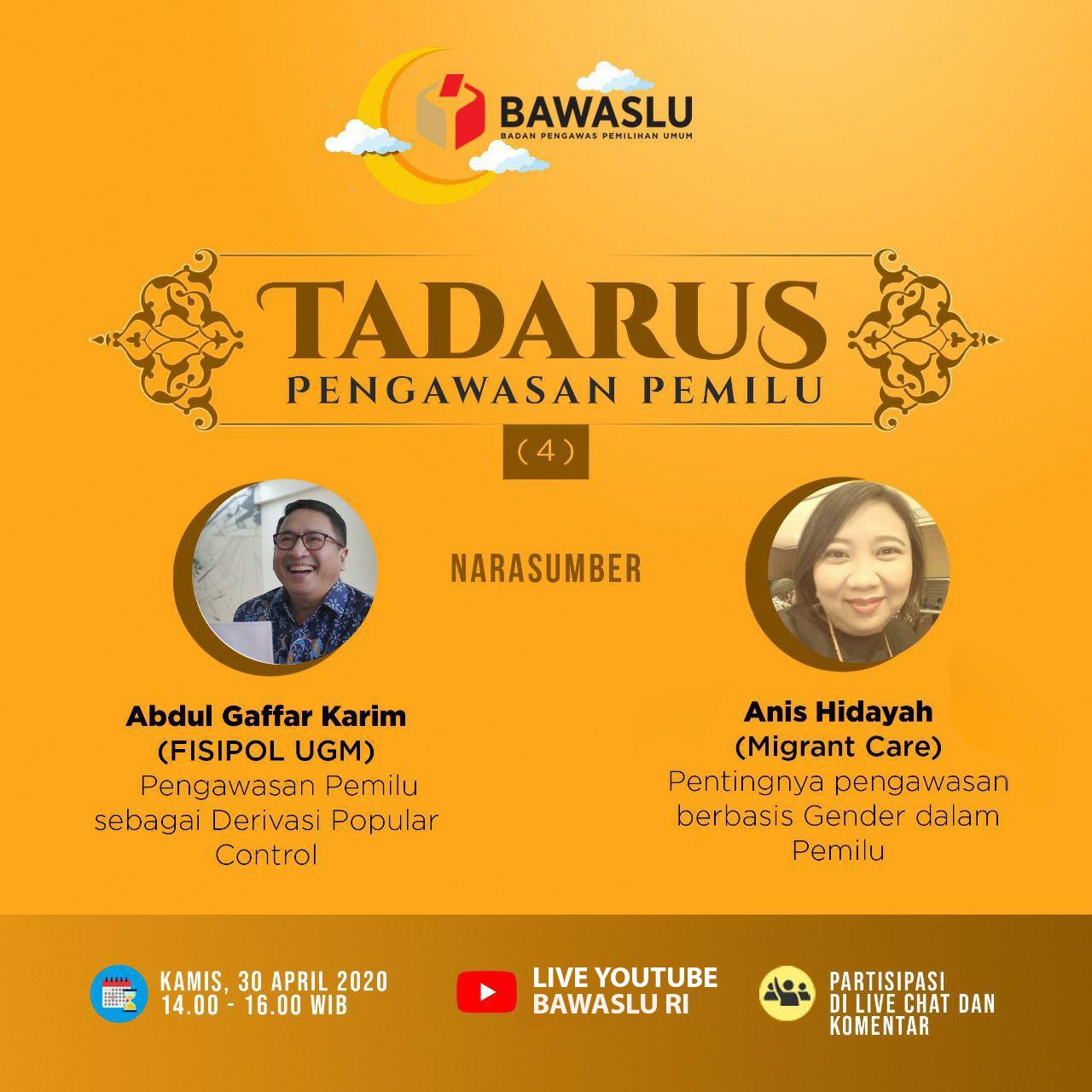 Tidak Ada Demokrasi Tanpa Pengawasan