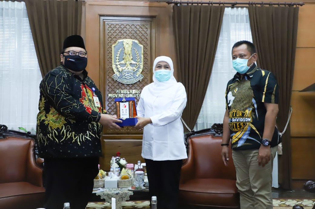 Bawaslu Jatim Laporkan Perkembangan Pengawasan Pilkada kepada Gubernur