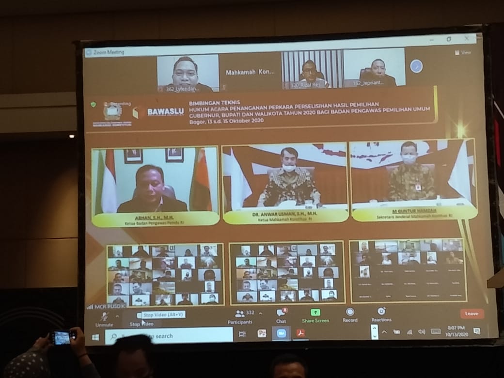 Ketua MK: Bawaslu Kunci Sukses Penyelenggaraan Pilkada yang Demokratis