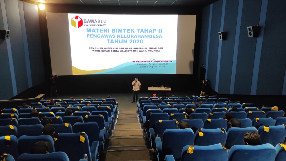 Serunya Bimtek Pengawas Desa Jember di Bioskop Kota Cinema Mall