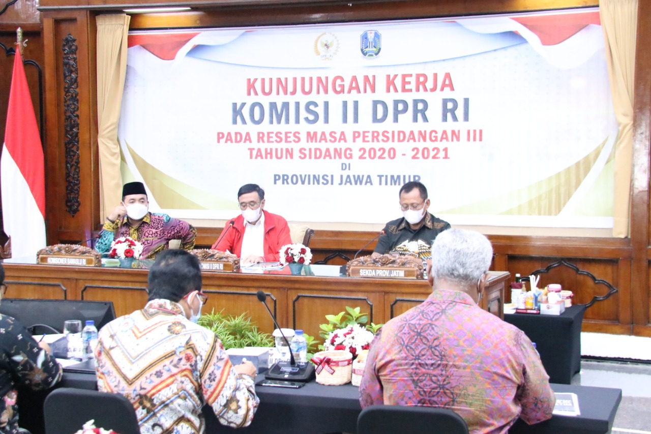 Evaluasi Pilkada, Komisi II Apresiasi Sukses Penyelenggaraan di Jatim