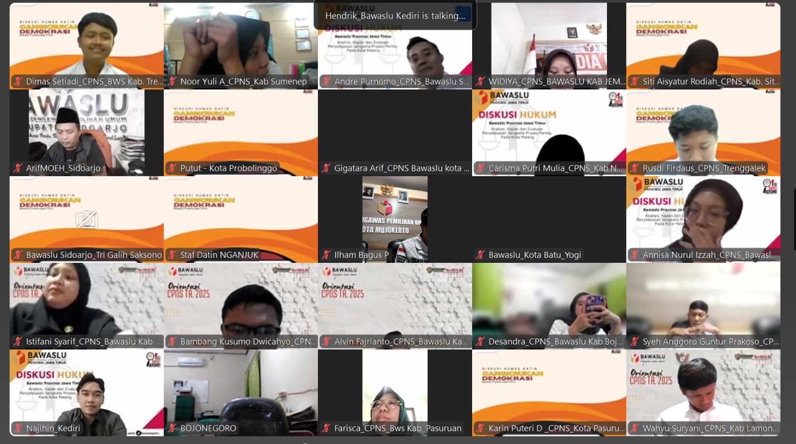 Walau Non Tahapan, Endah Tekankan Keterbukaan Informasi 38 Bawaslu Kabupaten/Kota