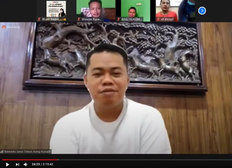 Jelang Rapat Umum, Bawaslu Jatim Dorong Maksimalkan Kampanye Virtual