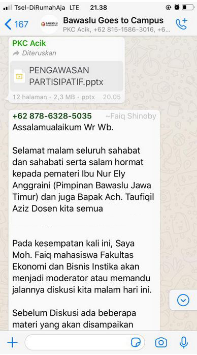 Apapun Sarananya, Pengawasan Partisipatif Tujuannya