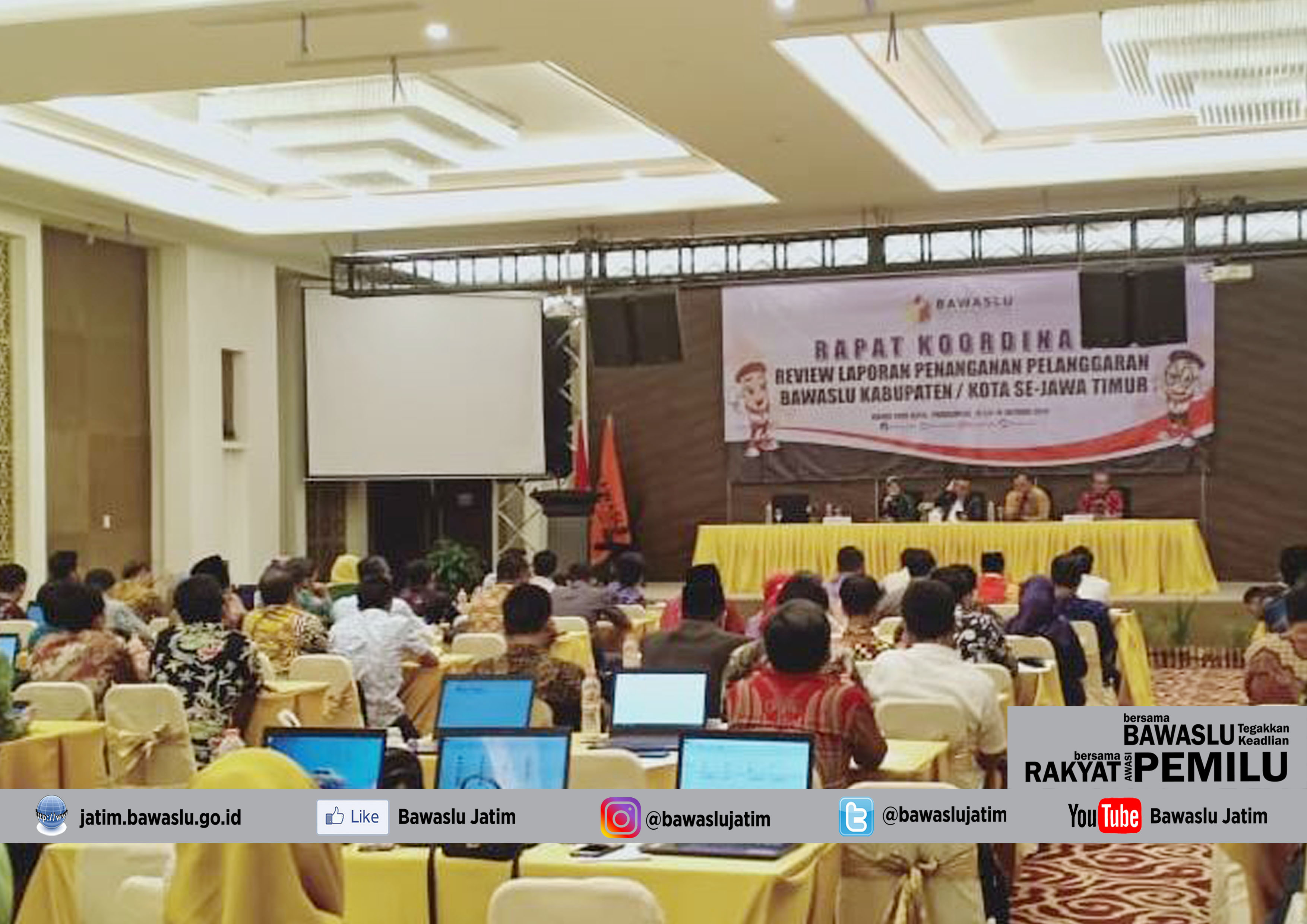 Menindak 13.470 Pelanggaran.  Amin: Bukti Kerja Keras Bawaslu Jawa Timur