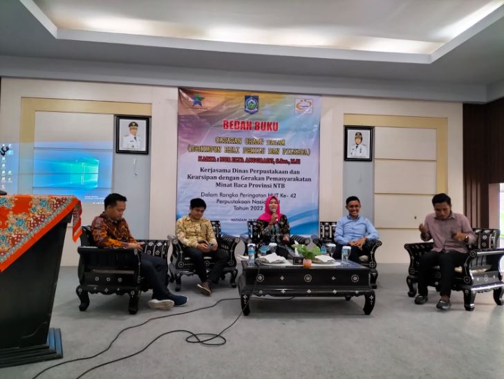 Di Perpustakaan NTB, Ely: Mari Perkuat Literasi Pemilu