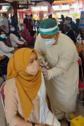 Pengawas Pemilu Mojokerto Divaksin Hari Ini