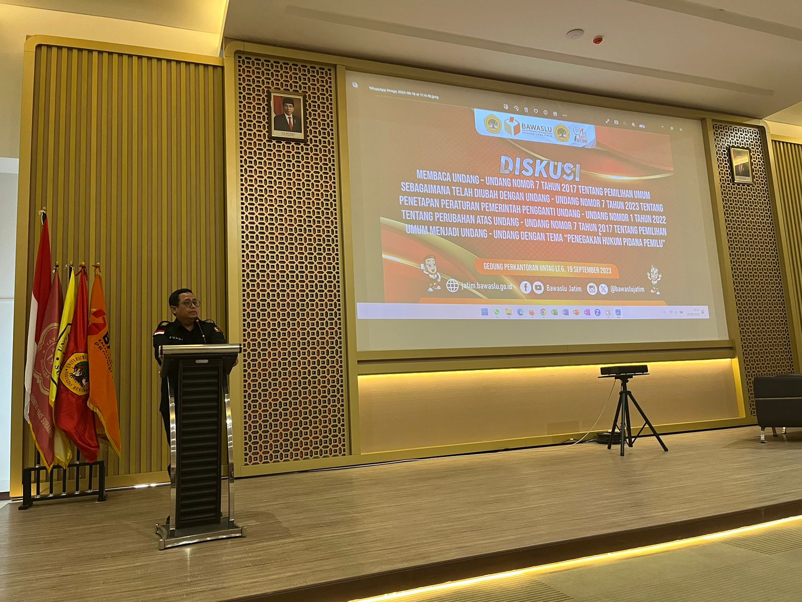 Soal Kampanye di Tempat Pendidikan, Puadi Ajak Mahasiswa Untag Kritis Awasi Pemilu