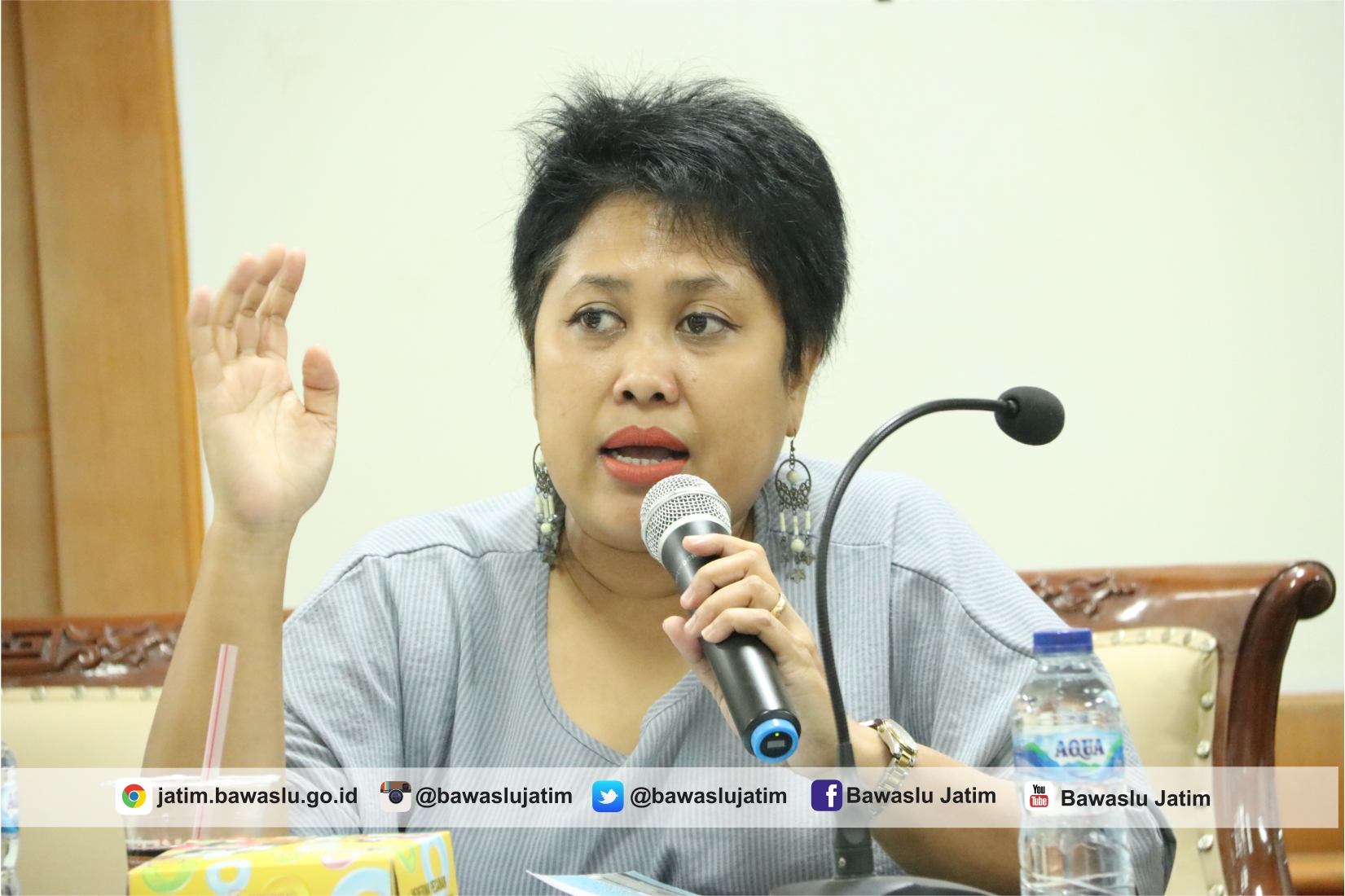 Eka Perkuat Kapasitas Staf Bawaslu Jatim dalam Tata Kelola Arsip