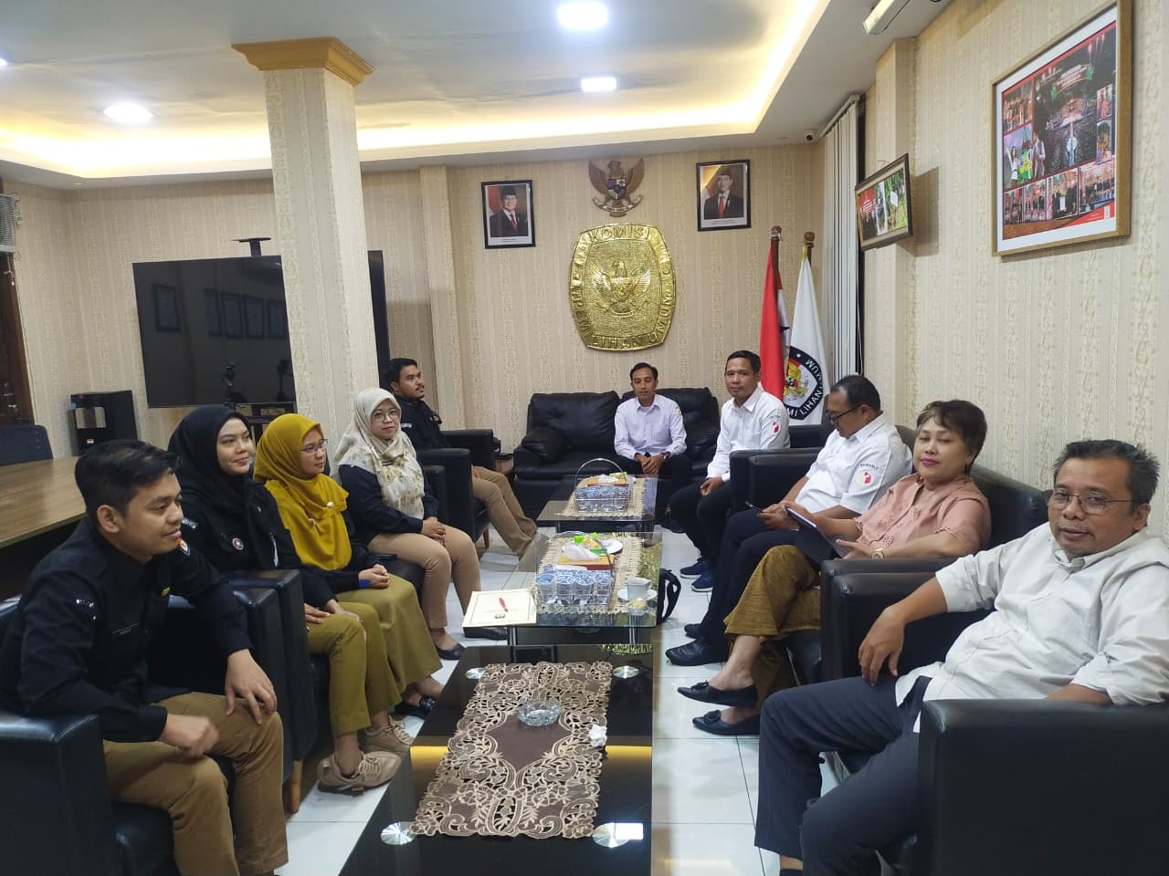 Koordinasi DPB Bawaslu Jatim ke KPU Jatim