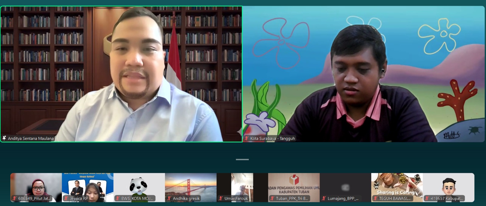 Bawaslu Jatim Perkuat Kesiapan Satuan Kerja Baru melalui Sharing is Caring