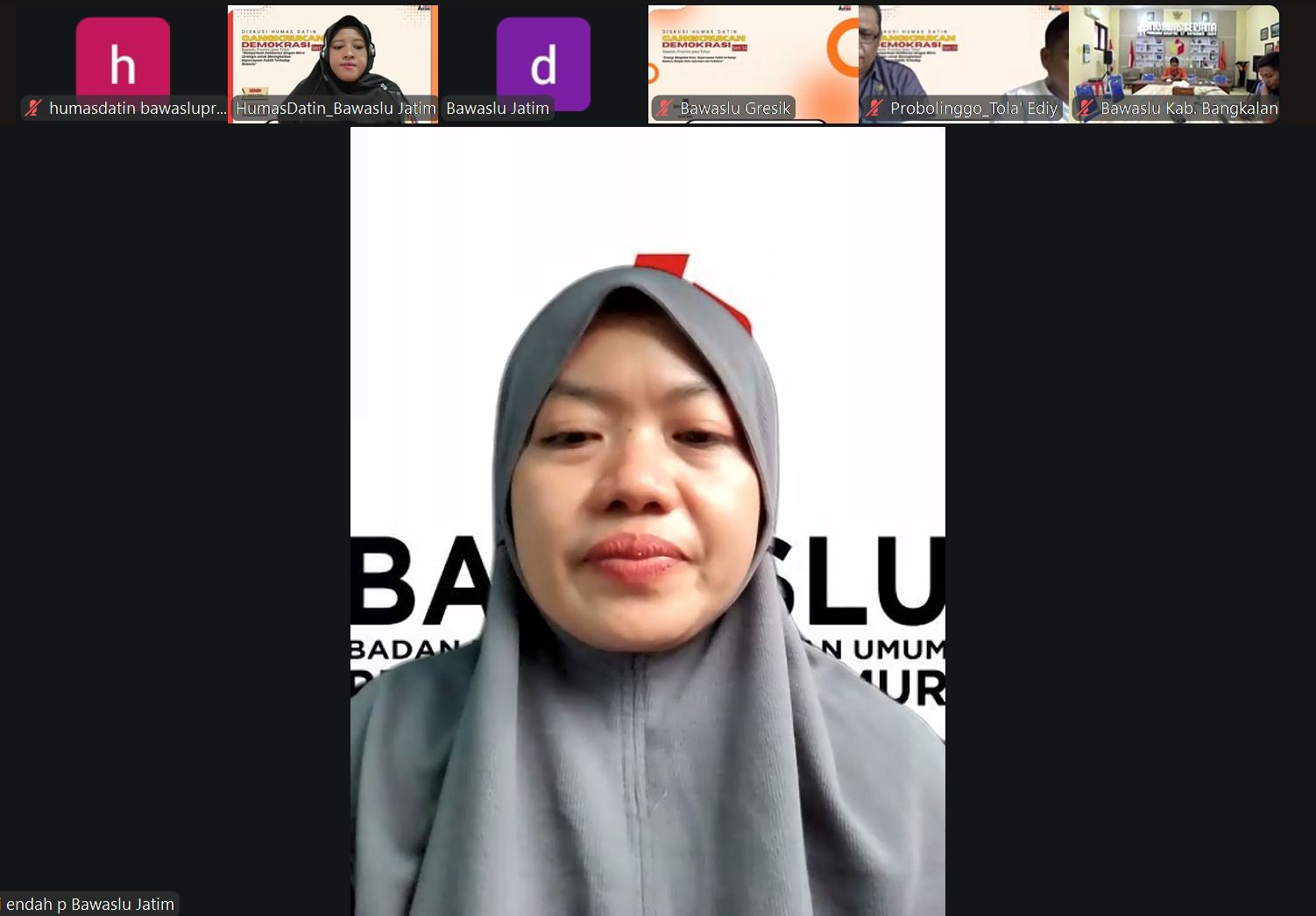 Endah Dorong Bawaslu Kab/Kota Perkuat Kolaborasi dengan Mitra Strategis untuk Raih Kepercayaan Publik