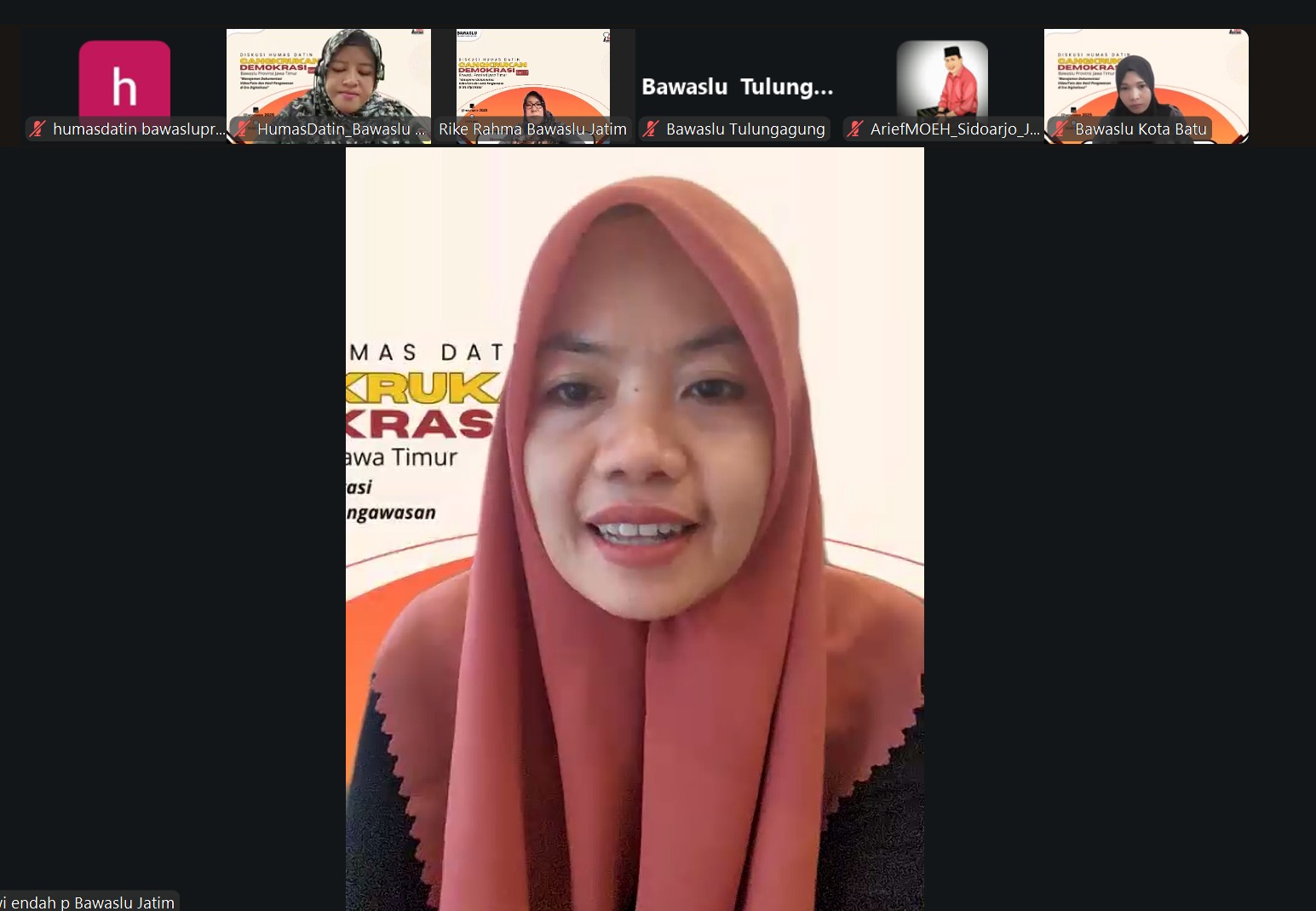 Endah Dorong Bawaslu se-Jatim Maksimalkan Manajemen Foto dan Video untuk Memperkuat Pengawasan