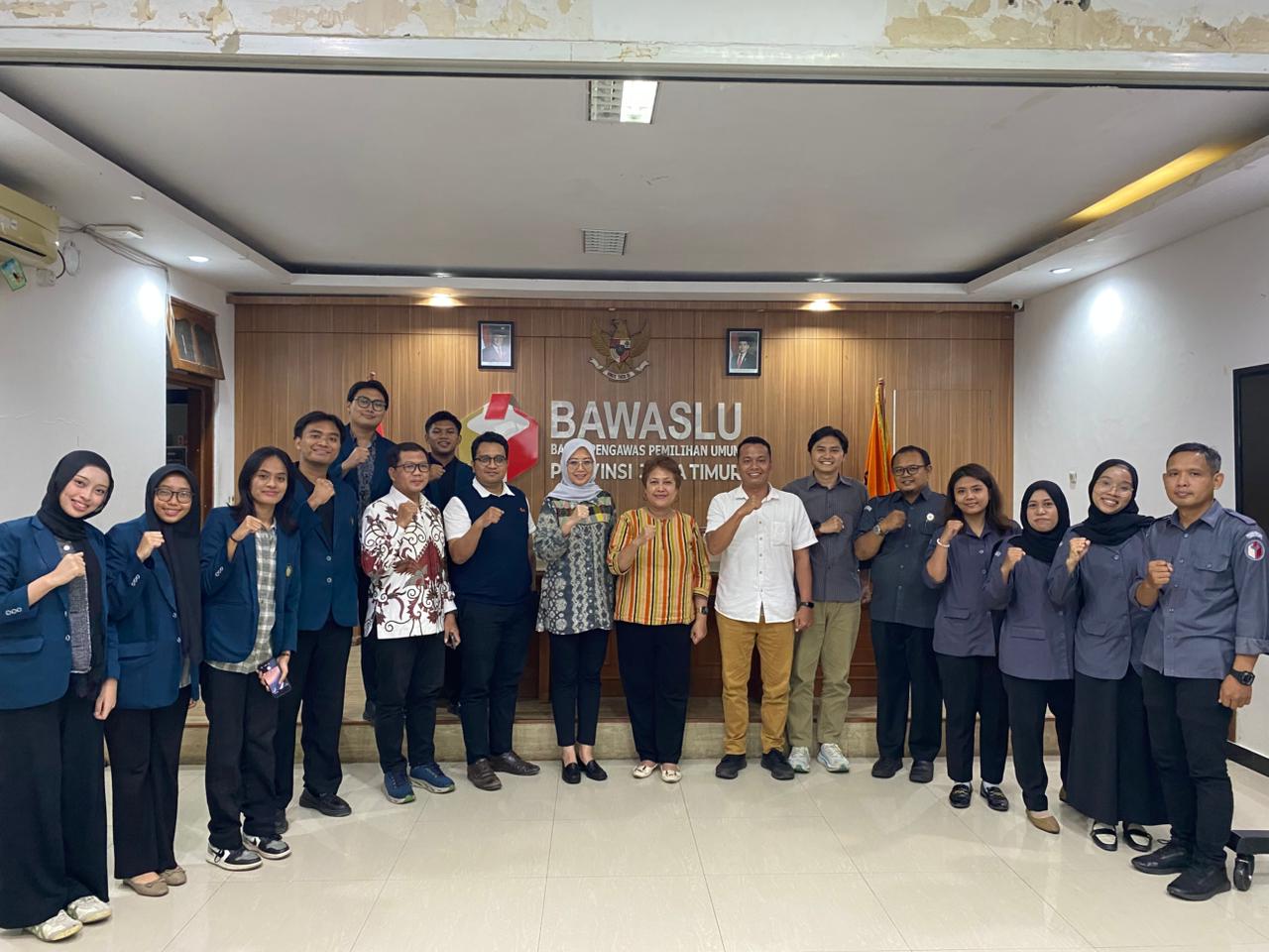Bawaslu Jatim Terima Kunjungan Universitas Brawijaya