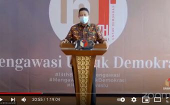 Harlah ke-13 Bawaslu, Ketua DKPP:  Semakin Dewasa Mengawasi untuk Demokrasi