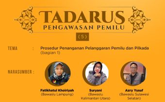 Tadarus Pengantar Penanganan Pelanggaran, Apa dan Bagaimana?