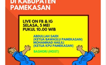 Live Instagram, Bawaslu Pemekasan Refleksi Pemilu 2019