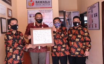 Fritz Tinjau Kesiapan Pengawasan Verifikasi Faktual Kota Blitar