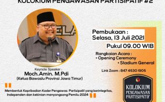Kolokium Bawaslu Batu, Amin: Embrio Pengawasan Partisipatif