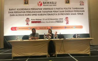 Bawaslu se-Jatim Persiapkan Pengawasan Penataan Dapil dan Alokasi Kursi DPRD