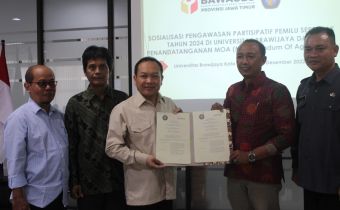 Bawaslu Jatim Pertegas Kerjasama dengan FISIP UB dalam Pengembangan SDM dan Riset