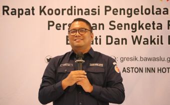 Di Gresik, Fritz Ingatkan Panwascam Selalu Bawa Form A