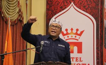 Ngopi Bareng Panwascam se-Lamongan, Fritz: Jangan Pernah Merasa Sendiri