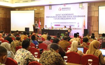 Bawaslu Jatim Rancang Rencana Kerja Perubahan Anggaran 2023