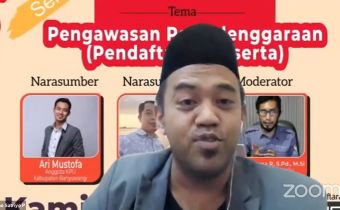 Diskusi Seri ke-10, Purnomo Ungkap Pendaftaran Peserta Pemilu Luas Cakupannya