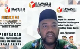 Seri ke-17, Bawaslu se-Jatim Bedah Penegakan Etika Penyelenggara Pemilu