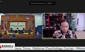 Abhan Apresiasi Psychology Corner Bawaslu Jatim
