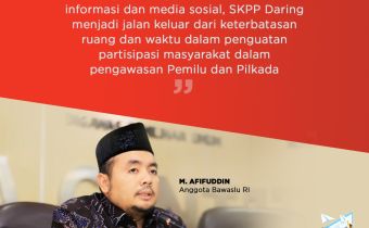 Jumlah Pendaftar SKPP Daring Bawaslu Tembus 20 Ribu Lebih