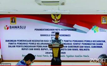Lindungi Pengawas Ad Hoc, Bawaslu Jalin MoU dengan Kementerian Kesehatan