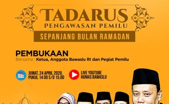 Yuk! Ikut Tadarus Pengawasan Bawaslu