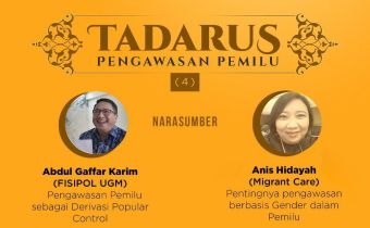 Tidak Ada Demokrasi Tanpa Pengawasan